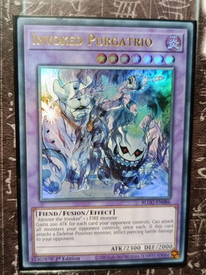 Invoked Purgatrio card like new with Ultra Pro sleeve