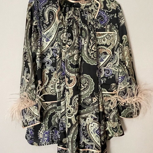 Kimono and Capri pants like new, multicolor