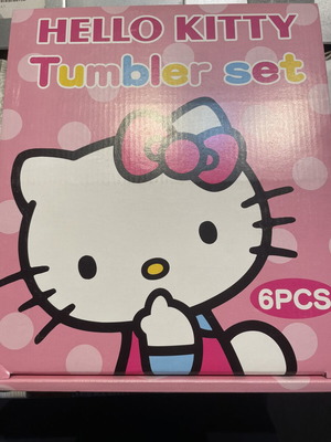 Hello Kitty tumbler set 6 pcs