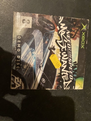 Need for Speed Most Wanted demo disc Xbox classic