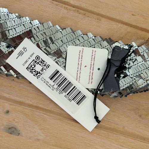 Vassia Kostara Silver Jackson Tie new with tags