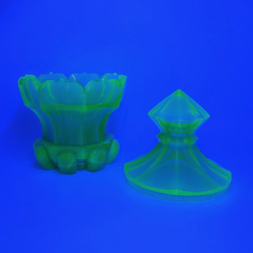 Σπάνιο Μπολ Γλυκών Petal & Loop Boston & Sandwich Glass Co. σαν καινούργιο