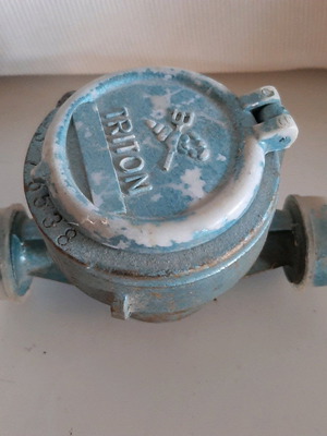 Triton brass water meter in like new condition