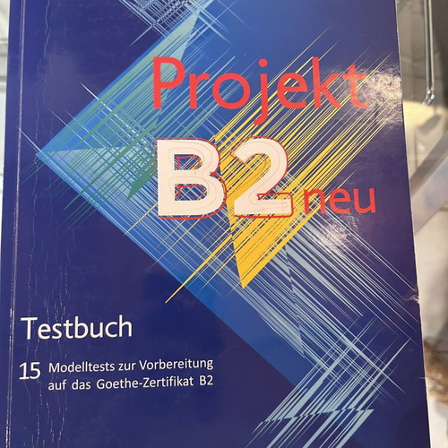Projekt B2 Testbuch used, German language exam preparation book