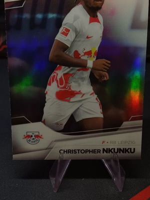 Topps Chrome Bundesliga 2022/23 Christopher Nkunku Refractor card like new