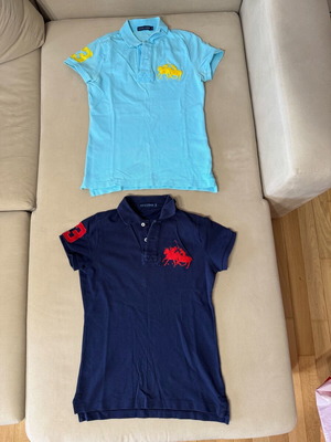 Ralph Lauren women's shirts S like new, light and dark blue, pack of 2