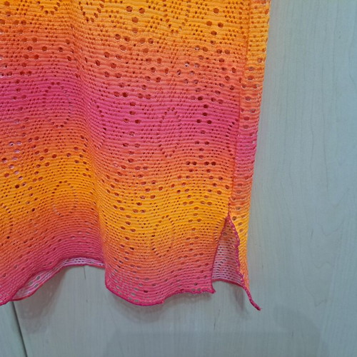 Calzedonia women's kaftan like new, pink and orange, size M
