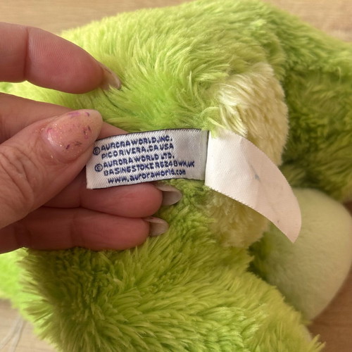 Aurora 10" Dreamy Eyes Fantabulous Frog Plush Toy like new