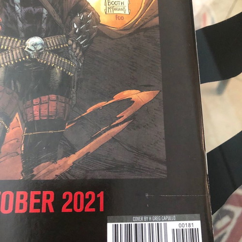 King Spawn 1 Sketch 1:50 Capullo Variant new, 1st print, Image Comics McFarlane