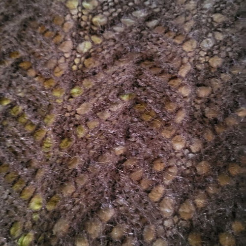 Mango cardigan brown with embroidery like new, size S