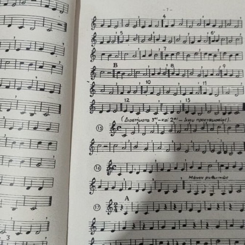 Melodic Exercises used