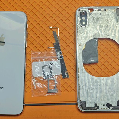 iPhone X parts used, package with cameras and motherboards
