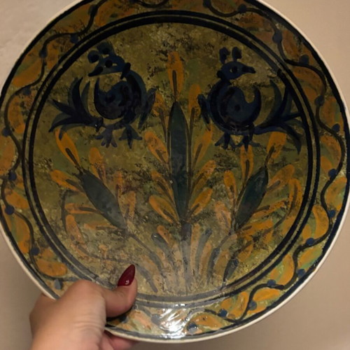 Ceramic platter used