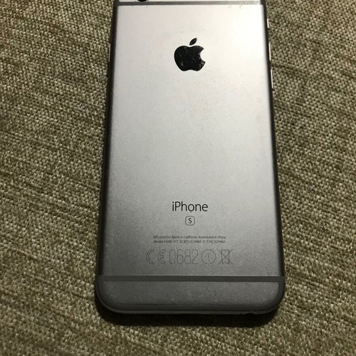 iPhone 6s used with minor screen discoloration, 16GB, silver