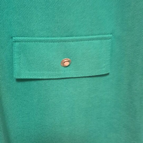 Zara dress new, green with gold buttons