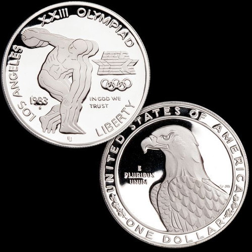 Νόμισμα 1983 Los Angeles Olympiad Silver Dollar καινούργιο