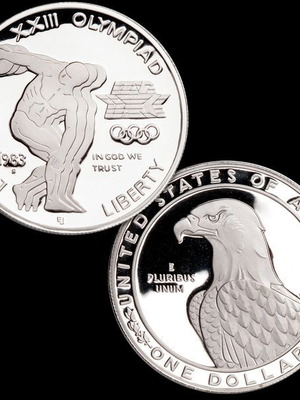 Νόμισμα 1983 Los Angeles Olympiad Silver Dollar καινούργιο