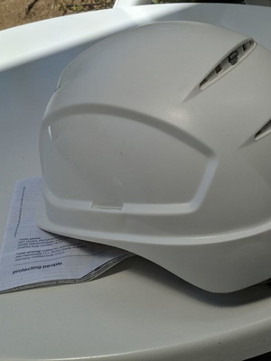 Κράνος ασφαλείας Uvex Safety καινούργιο, λευκό, made in Germany