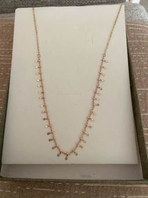 Gold-plated necklace new, unworn