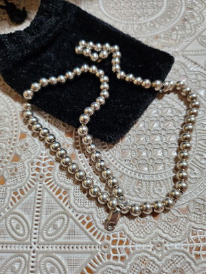 Necklace with silver balls925 new