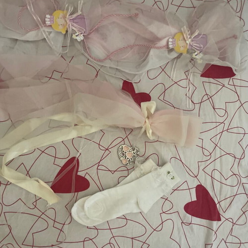 Baptism set for girl new
