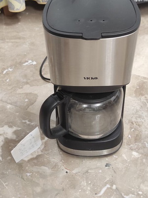Vicko Filter Coffee Maker like new, stainless steel design