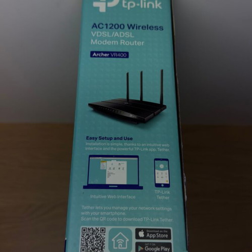 TP-Link WiFi Modem/Router AC1200 VR400 new