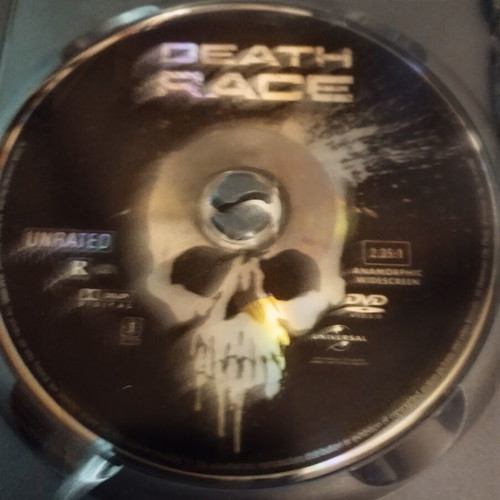 Death Race DVD like new, unrated widescreen edition with slipcover