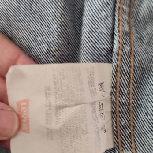 Levi's men's denim jacket, vintage 1989, blue