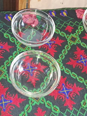 Glass bowls used, pack of 6 pieces