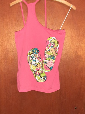 Summer top used for girl 12 years old, size 152 cm