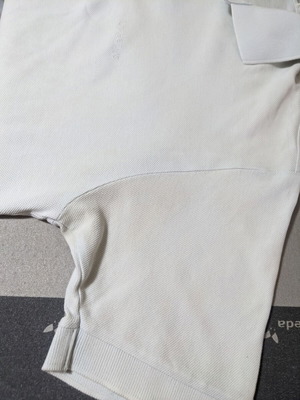Burberry men's polo shirt, size large, light green shade