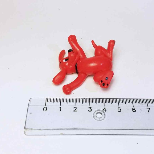 Clifford miniature figure used, plastic