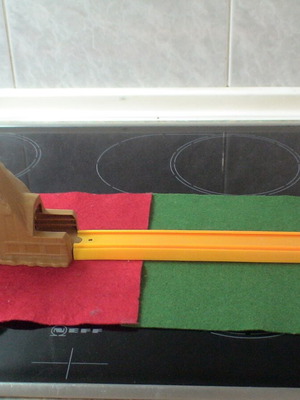 Hot Wheels City Shark Beach Battle launcher section