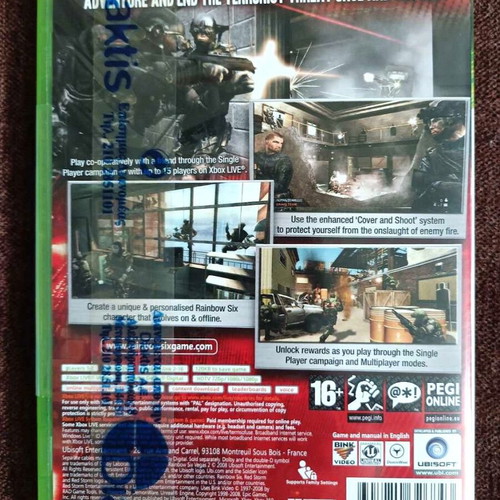 Rainbow Six Vegas 1 and 2 Xbox 360 sealed