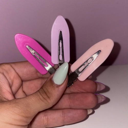 Backstage hair clips set of 3 in pastel colors new