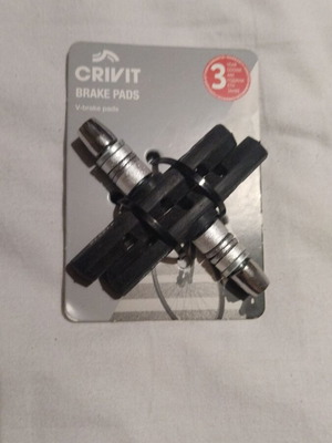 Ζευγάρι τακάκια φρένων V-brake Crivit για ποδήλατο