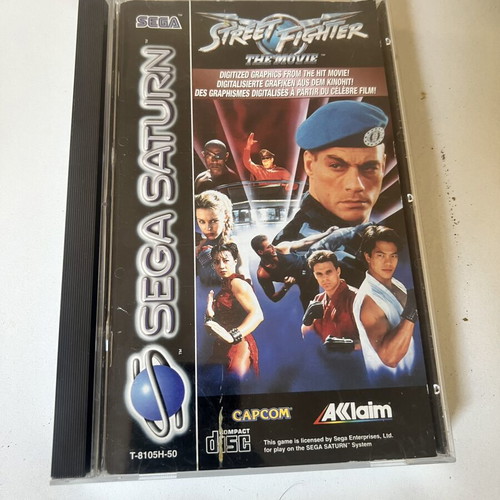 Street Fighter The Movie Sega Saturn game CIB