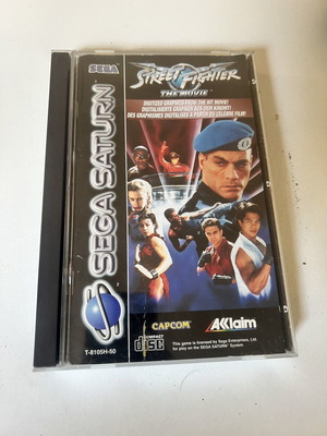 Street Fighter The Movie Sega Saturn game CIB