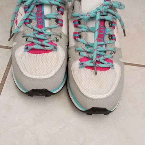 Beverly Hills Polo Club women's athletic shoes like new, size 39, blue and pink