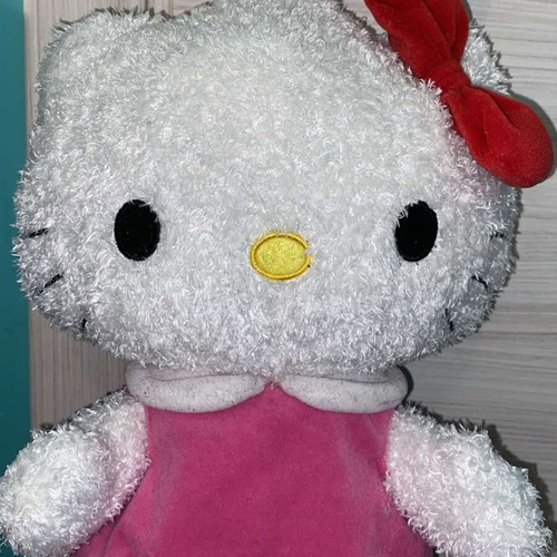 Hello Kitty backpack like new, white and pink
