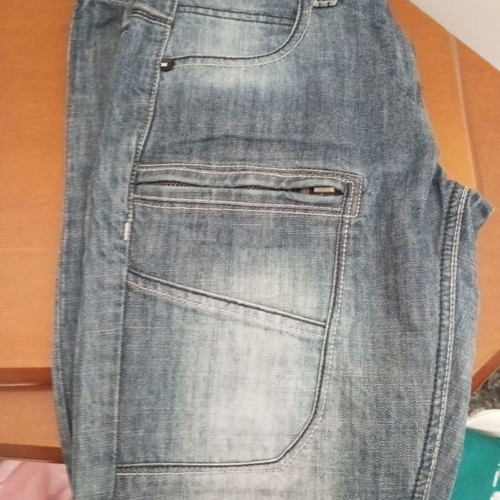 Boy's denim jeans, size 152 cm, grey