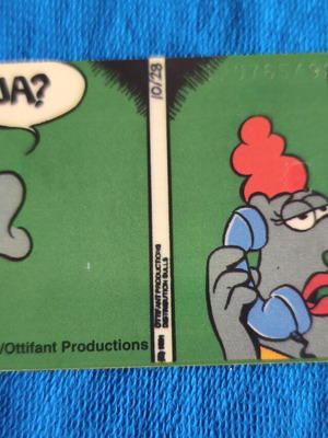 German phone card used