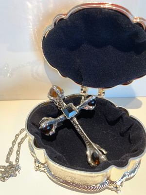 Alchemy Gothic 2003 Cross like new with pewter and crystals