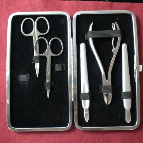 Nail care set used