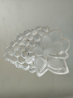 Γυάλινο Πιάτο Σχήμα Σταφυλιού Vintage Σαν Καινούργιο