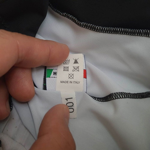 SMS Santini men's cycling bib shorts used, size XS, padded, made in Italy