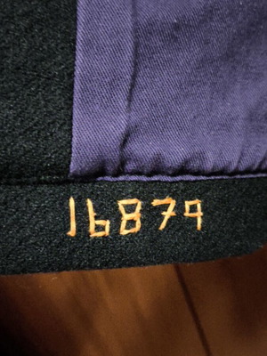 Navy Overcoat used, size 2XL-3XL