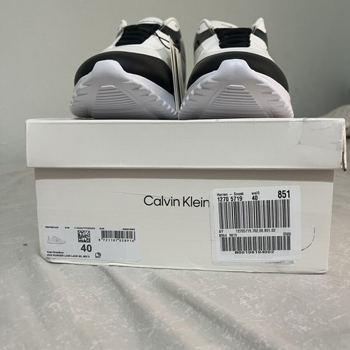 Calvin Klein Sneakers new, size 40, black and white