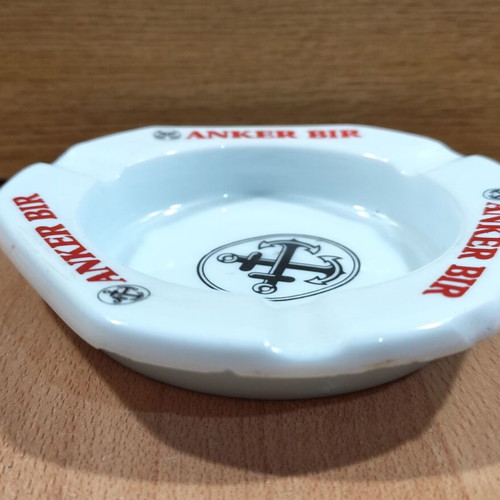 Anker beer vintage promotional ashtray used